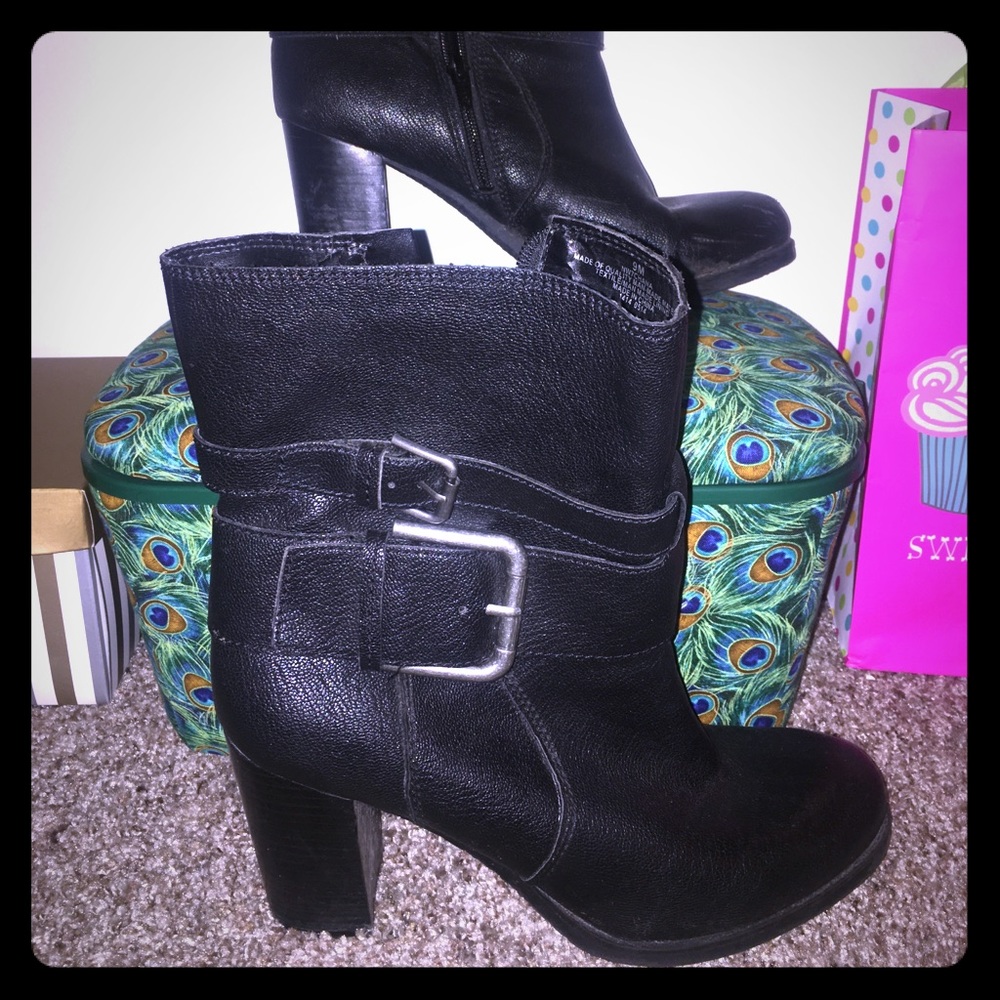 Nine West heeled booties